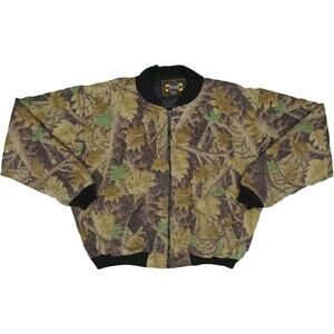 Master Sportsman Duck Deer Hunting Hunter Fishing Leaf Camo Camouflage Jacket